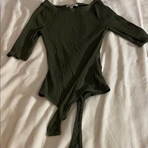 Olive green bodysuit !